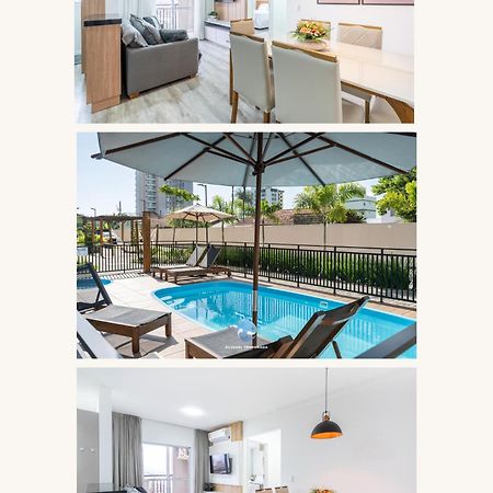 Apartamento 150M Da Praia Com Sacada, Wi-Fi Ar Condicionado, Piscina, Portaria 24H, Playground E Vaga De Garagem Appartement Piçarras Buitenkant foto